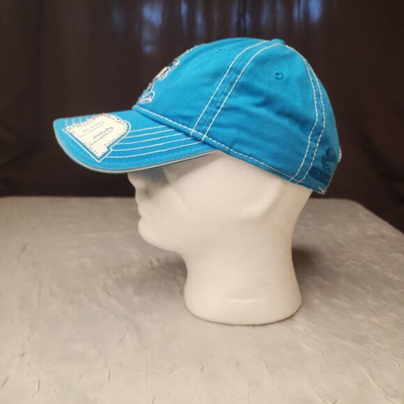 M&Ms Racing Team Womens Hat Cap Blue Y2K Bling NASCAR #38 David Gilliland - Picture 2 of 7